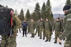 Odprawa roczna Bieszczadzkiego Oddziału SG w Ustrzykach Górnych