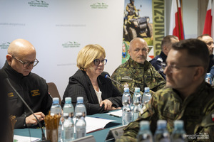 Odprawa roczna Bieszczadzkiego Oddziału SG w Ustrzykach Górnych