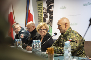 Odprawa roczna Bieszczadzkiego Oddziału SG w Ustrzykach Górnych