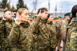 Uroczysty apel w BiOSG