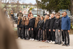 Uroczysty apel w BiOSG