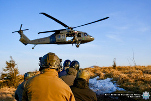 Black Hawk w Bieszczadach – szkolenie służb mundurowych