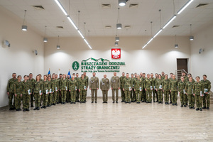 Wręczenie aktów mianowania na stopień kaprala w komendzie BiOSG