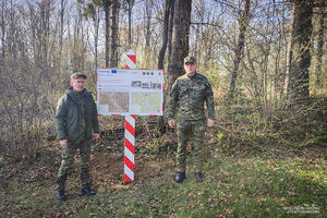 posadowienie znaków symbolizujących placówki SG