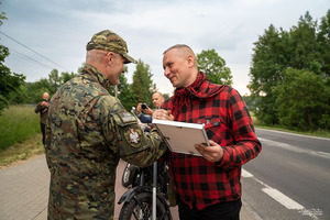 spotkanie funkcjonariusza/motocyklisty z Komendantem BiOSG spotkanie funkcjonariusza/motocyklisty z Komendantem BiOSG