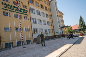 Spotkanie Komendanta BiOSG z funkcjonariuszem